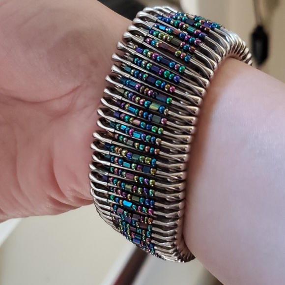 Jewelry - Handmade safety pin bracelet